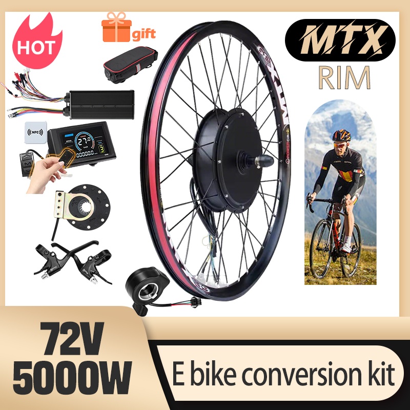 72V 5000W Hub Motor Kit - MTX39 E bike Conversion Kit 72V