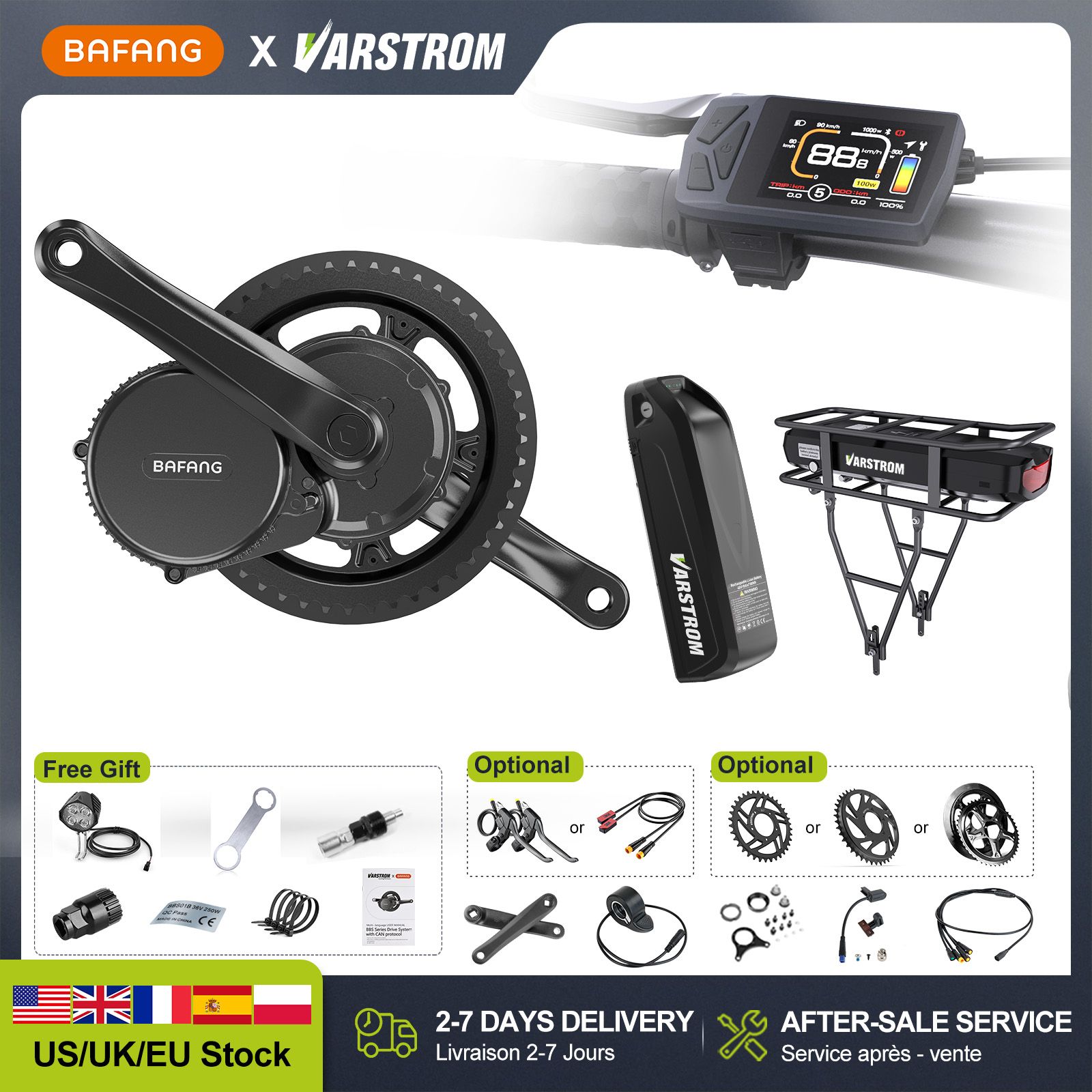 [US Direct] BAFANG 48V 500W750 - Bafang Bbshd 1000W Conversion Kit review and price