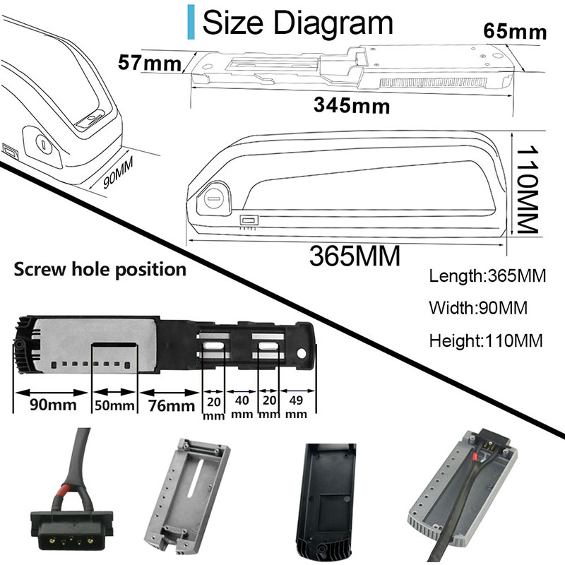 Hailong Downtube E‑Bike Lithiu - Ebike Battery 48V 20Ah Hailong review and price