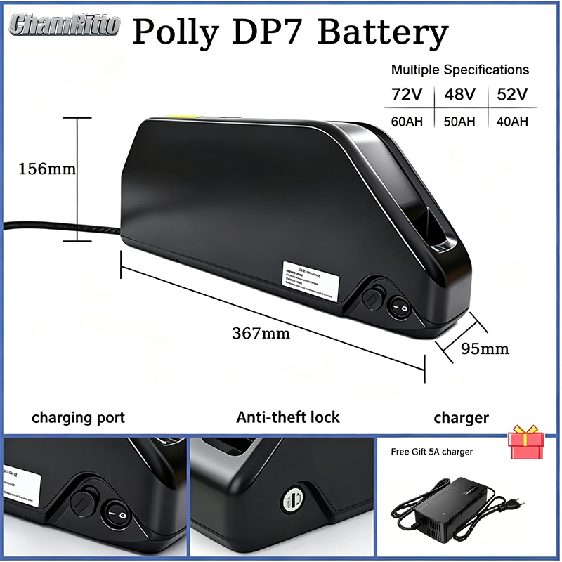 Electric bicycle 36v 48v 52v 2 - Electric Bicycle Battery 72V 30Ah review and price