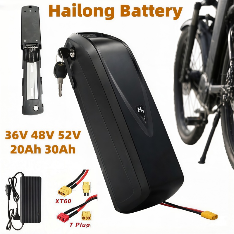 Multi-Size Ebike Battery Hailo - Ebike Battery 48V 20Ah Hailong review and price