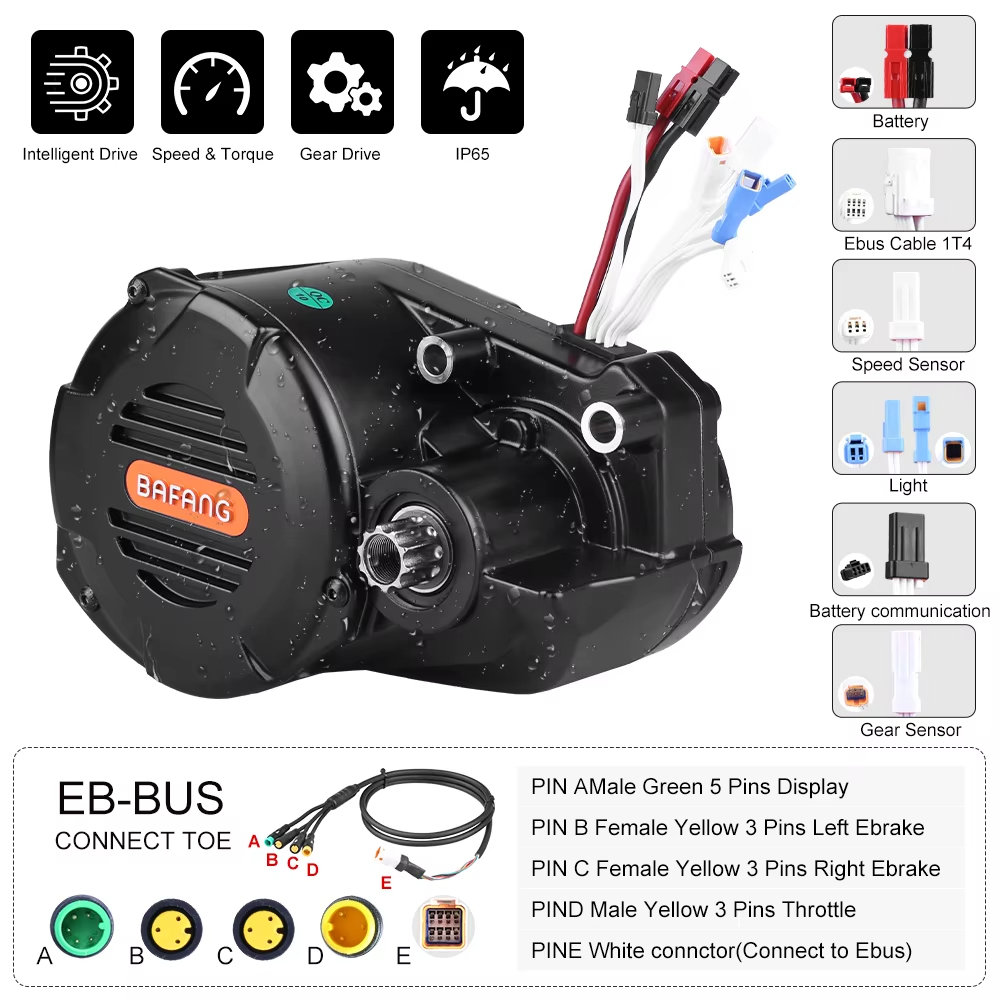 Bafang M620 G510 48V 52V 1000W - Mid Drive Motor Kit 52V 1000W review and price
