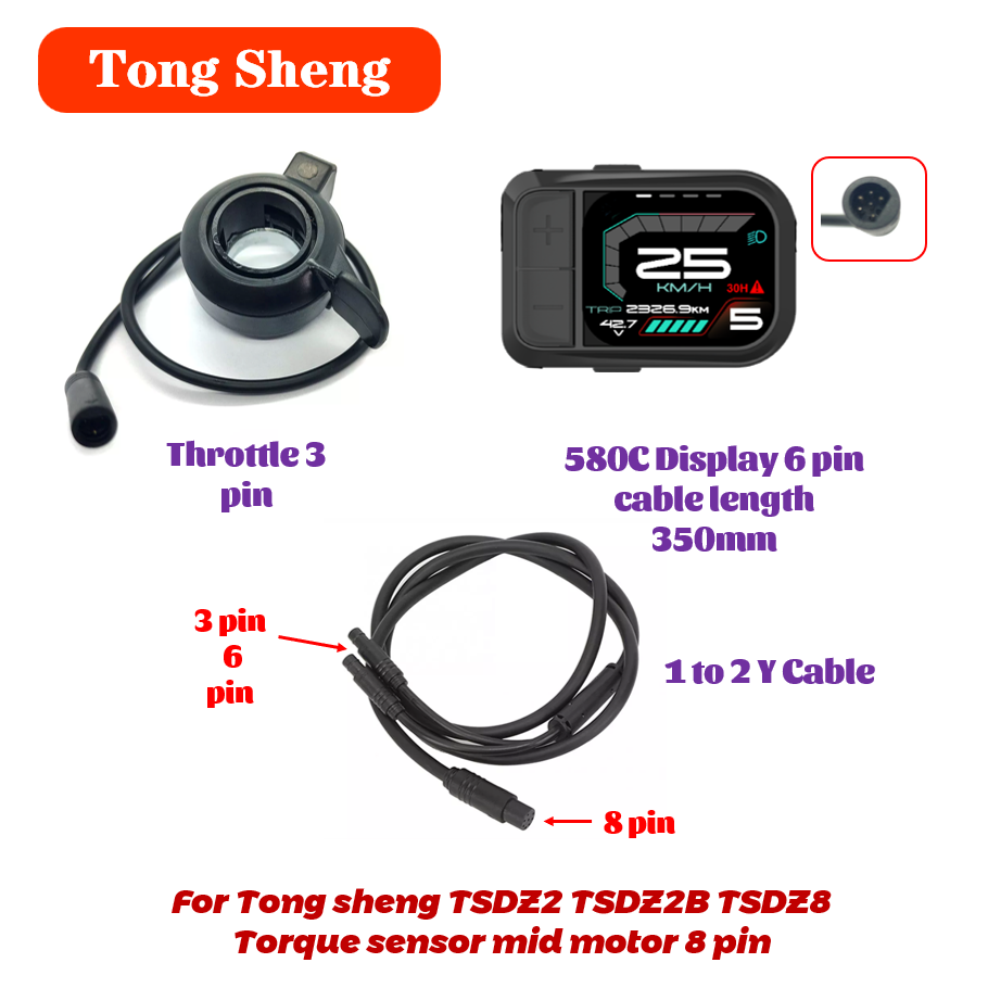 Tongsheng TSDZ2 TSDZ2B Throttl - Tongsheng Tsdz2B Mid Drive Motor review and price