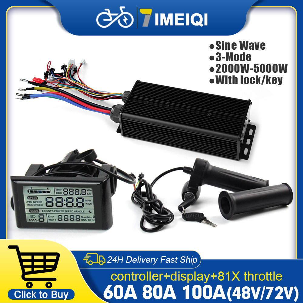2000W-5000W 48V-72V E-Bike 3-m - Sine Wave Controller 48V 72V 80A review and price