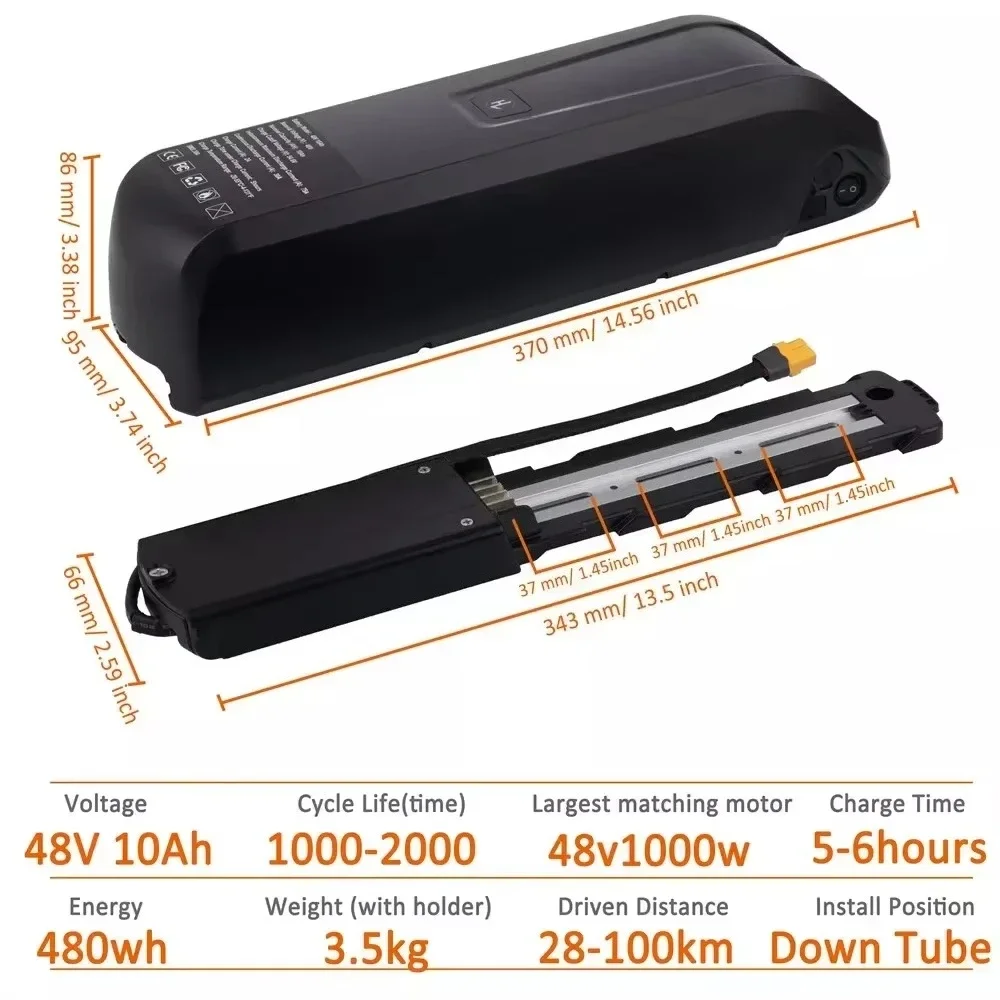 For Hailong EBike Battery 36V  - Ebike Battery 48V 20Ah Hailong review and price