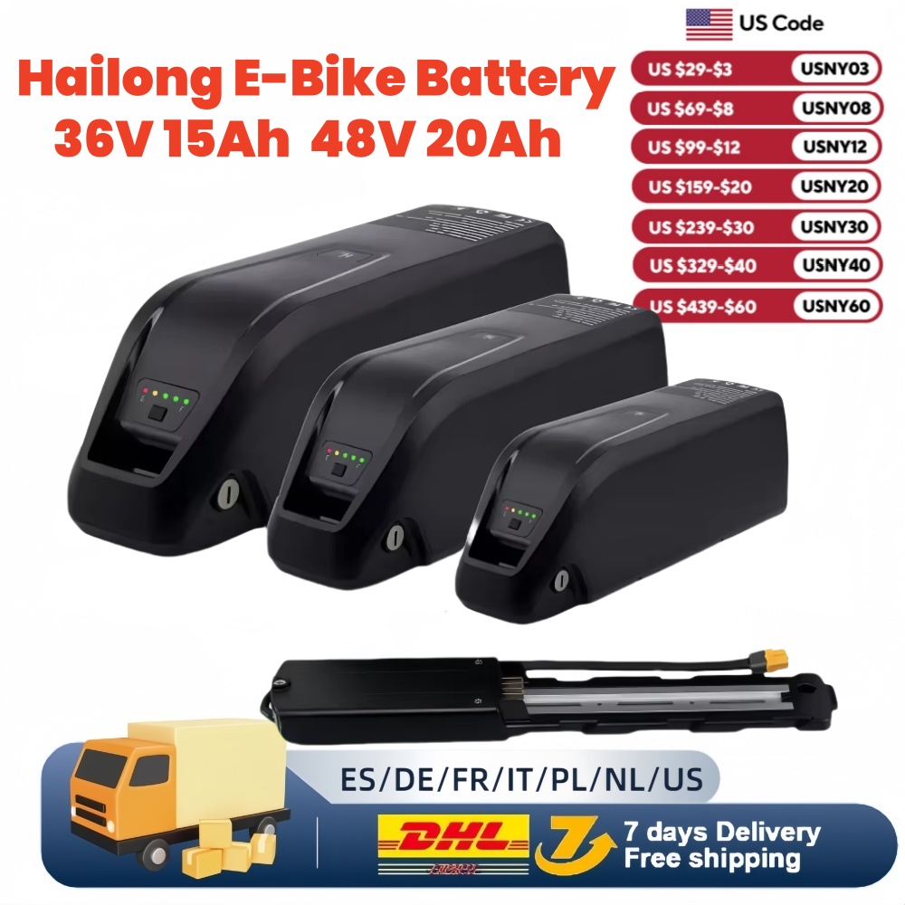 36V 48V 52V Hailong Ebike Batt - Ebike Battery 48V 20Ah Hailong review and price