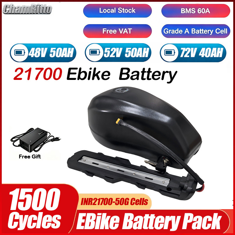 48V 72V 52V 60V ebike Fuel Tan - Electric Bicycle Battery 72V 30Ah review and price