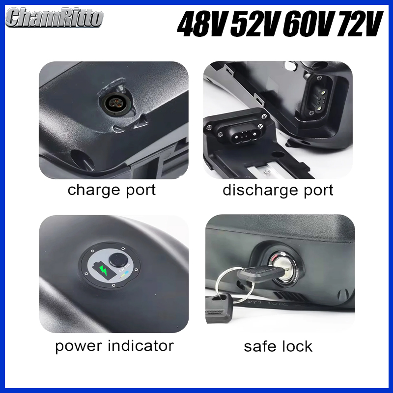 48V 72V 52V 60V ebike Fuel Tan - Electric Bicycle Battery 72V 30Ah review and price