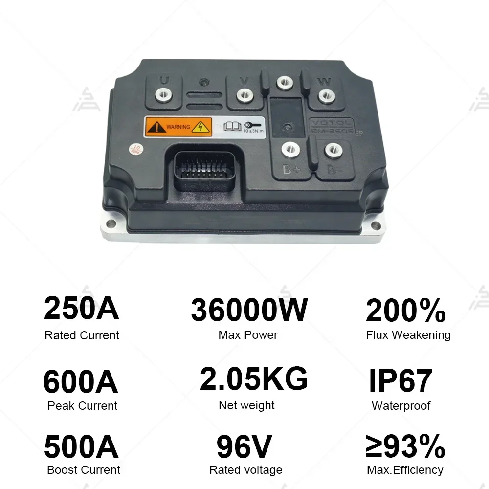 Gold SellerVotol EM260SGTP-CAN - Programmable Bldc Motor Controller 96V review and price